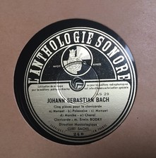 + 78 tours Erwin BODKY Clavicorde Johann Sebastien Bach Karl Philipp Emanuel EXC