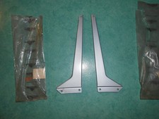 Paire haubans porte bagage gris métallisés Motobécane AV46 49 neuf ancien stock