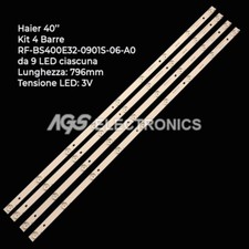 KIT 4 BARRES TV LED BARRES HAIER RF-BS400E32-0901S-06-A0 LE40F6000