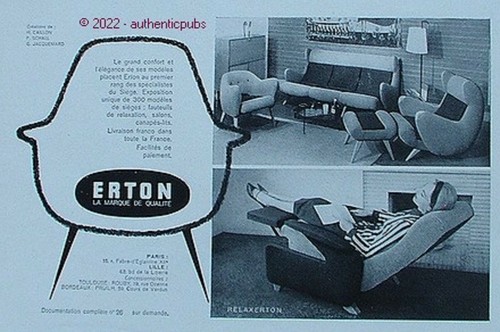 Publicite erton fauteuil - publicite,