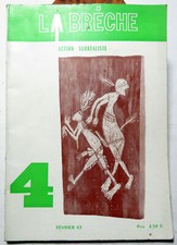 SURREALISME/LA BRECHE/REVUE/FEVRIER 1963/FOURIER/ARRABAL/BRETON/LENICA