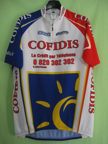 Maillot cycliste cofidis - maillot,