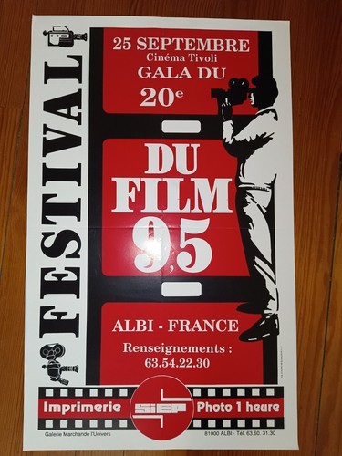 Affiche cinéma festival film - affiche,