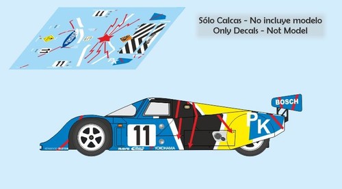 Autocollants porsche 962 - autocollants, ck6