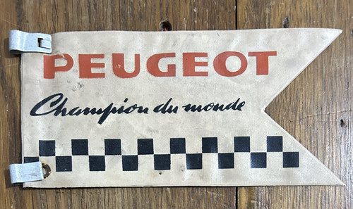Fanion ancien vintage peugeot - fanion,