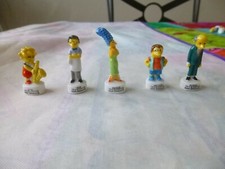LOT DE 5 FEVES " LES SIMPSONS