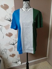 Tee-shirt homme bleu vert gris