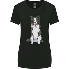 Un T-Shirt Femme À Coupe Large Border Collie