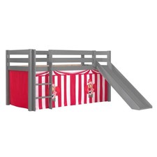 Pack - Lit Enfant Toboggan & Tente "Pino Cirque" Gris