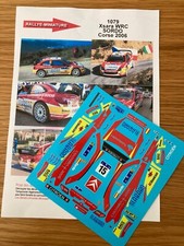 DECALS 1/43 CITROEN XSARA SORDO TOUR DE CORSE 2006 WRC RALLYE RALLY