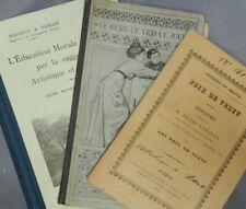 3 LIVRES SCOLAIRES ANCIENS