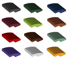 Lego ® Lot 25 Brique Arrondie