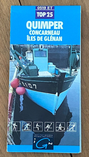 Carte ign série bleue quimper - ign,