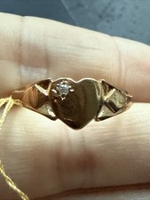 Ancienne Bague Plaquer Or 18k