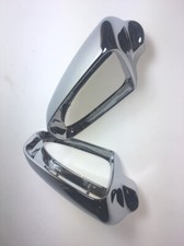 Brillant Chrome Miroir Housse