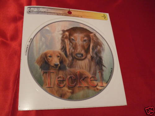 Autocollant motif chien - -,