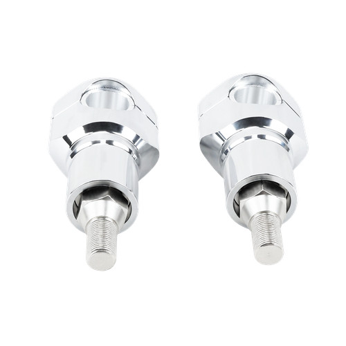 Chrome handlebar risers - 3.0”,