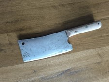 Ancienne Feuille De Boucher Machette Cuisine Vintage