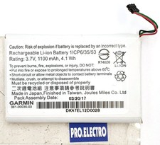 original:batterie GPS GARMIN dezl 770LM NUVI 2597LMT 2495LM 1ICP6/35/53 3.7V 110