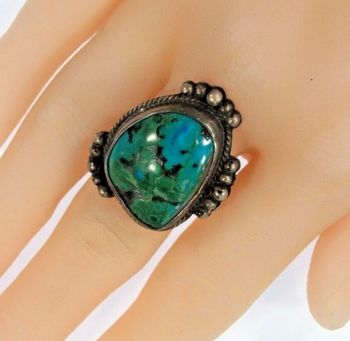 Bague navajo argent - en,
