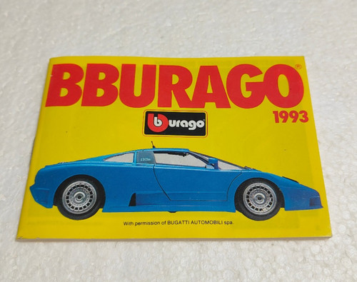 Catalogue burago 1993 - 1993, petit
