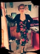 Robe Gothique glam Rock rétro 