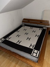 Plaid Hermès Avalon Noir