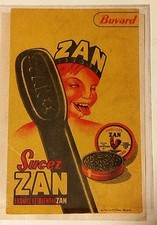 ❤️ ANCIEN BUVARD PAS TRÈS COURANT CONFISERIE BONBONS ZAN RÉGLISSE 