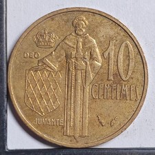 10 Centimes 1977 Rainier III