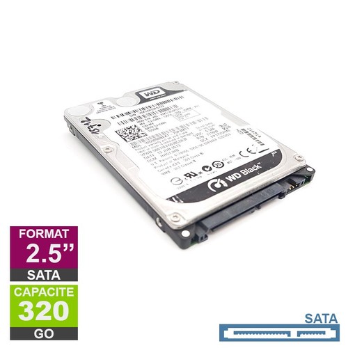 Disque dur 320go sata - 320go, 2.5