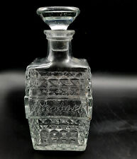 Ancienne carafe publicitaire St Raphaël + bouchon en cristal