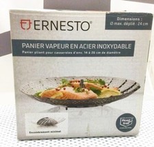 Ernesto panier vapeur pliant en inox pour casserole de 14 à 26 cm