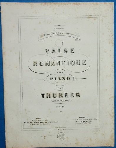 Thurner piano partition valse - partition,
