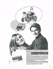 PUBLICITE ADVERTISING 094  1967  MOTOSTANDARD  microtracteur