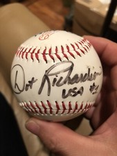 Dot Richardson 3 AUTOGRAPHS LA