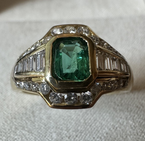 Bague vintage années or - bague,