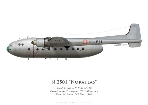 Print nord 2501 noratlas - nord,