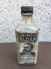 Ancienne petite bouteille / Flacon / Liniment Sloan / Médicament / Déco