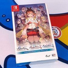 Atelier Ryza Secret Trilogy DX (Deluxe Pack) Switch Games&Covers in ENGLISH [RPG