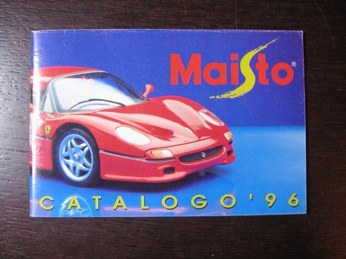 Catalogue maisto 1997 autos - catalogue,