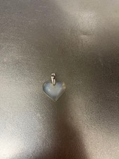 Collier coeur opalescent