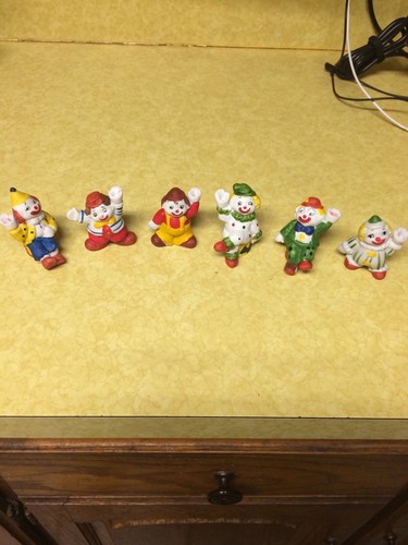 Porcelain clown candle holder - clown,