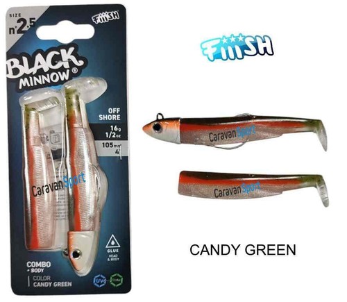 Fiiish black minnow - black,
