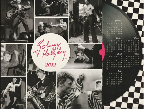 Johnny hallyday calendrier - johnny,
