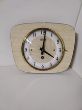 Ancienne horloge pendule Carrer cuisine  formica Année 70/80 