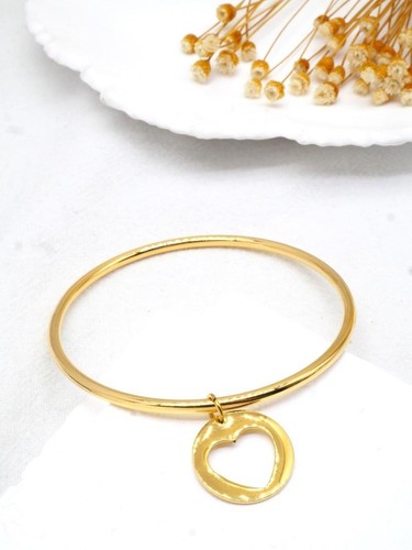 Bracelet jonc acier couleur - bracelet,