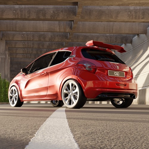 Peugeot 208 aileron becquet - 208, /