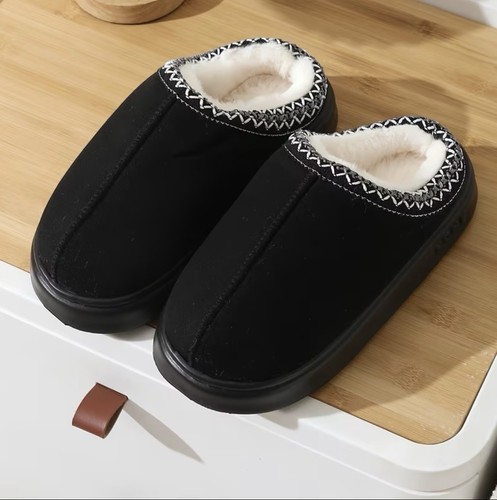 Chaussons confortable noir - chaussons,