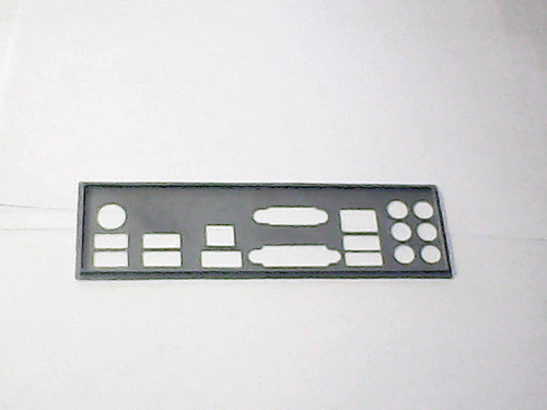 Shield plaque arriere en - i/o,