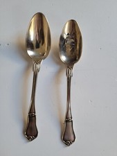 2 petite cuillere a café  en Argent massif poinçon Minerve 42 Grammes
